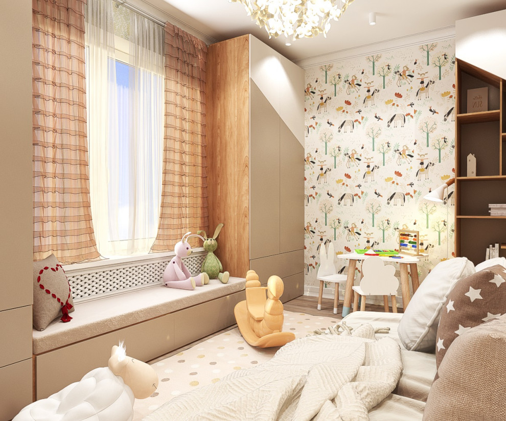 Дизайн-проект детской комнаты для девочки