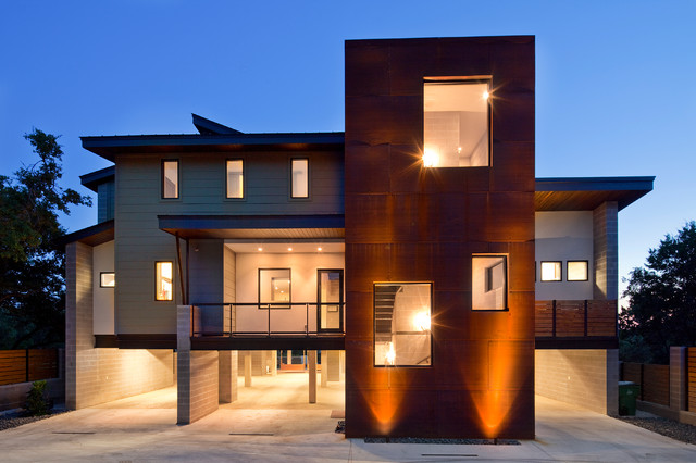 Comanche trendy-hus-og-facade