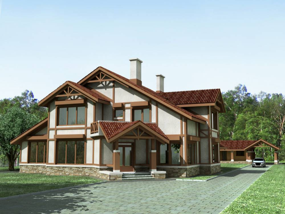 Коттедж в поселке Морозовка.