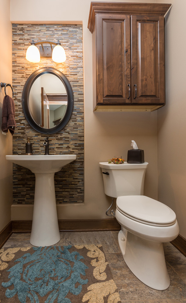 Inspiration for a transitional bathroom remodel in Cedar Rapids
