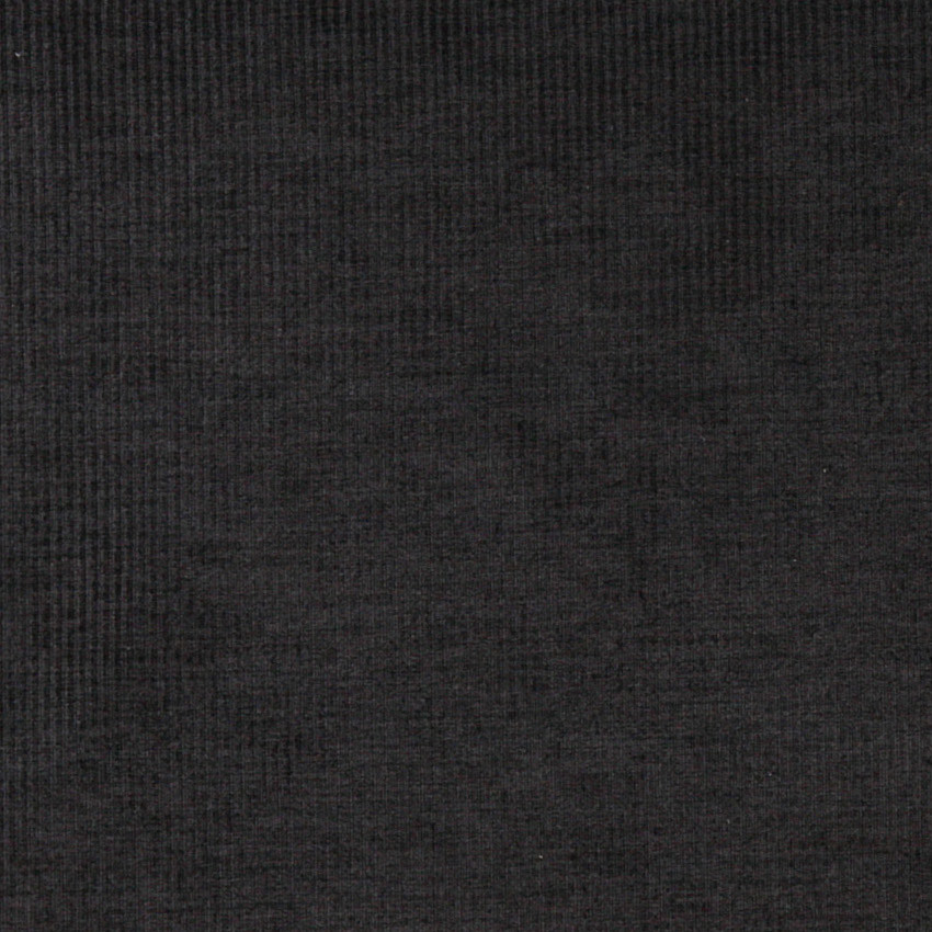Black Thin Striped Woven Velvet Upholstery Fabric By The Yard