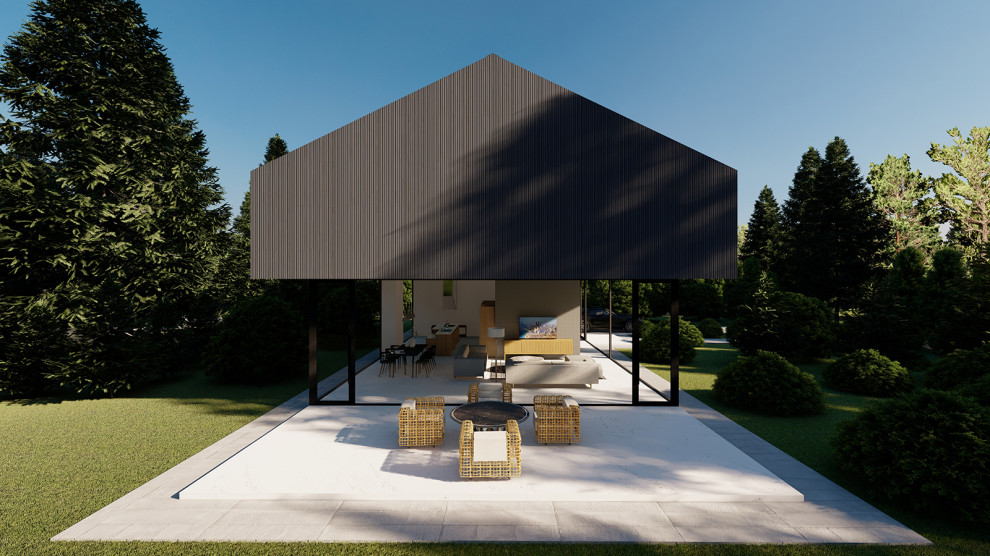 Дом для семьи из 4-х человек и кота