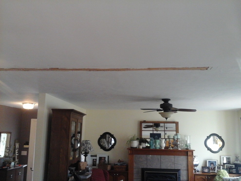 need help with how to finish ceiling.