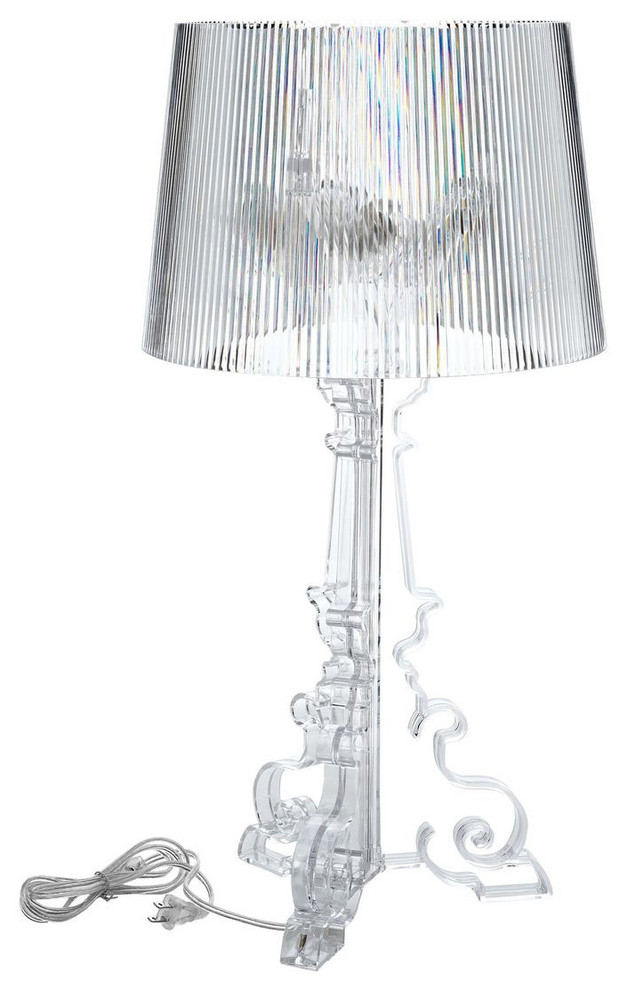 French Table Lamp in Clear