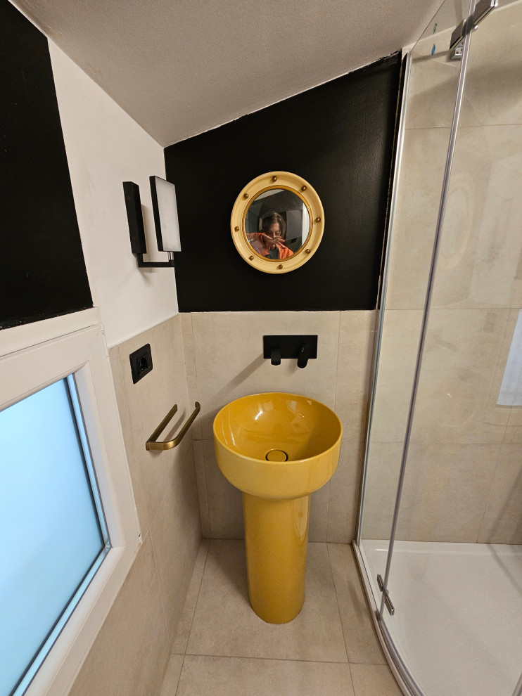 Bagno piano sottotetto rinnovato
