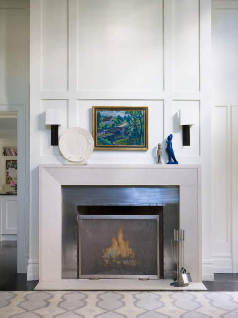 Fireplace nyklassisk-dagligstue