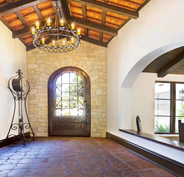 Palos Verdes Estates Rustic Spanish mediterraneo-ingresso