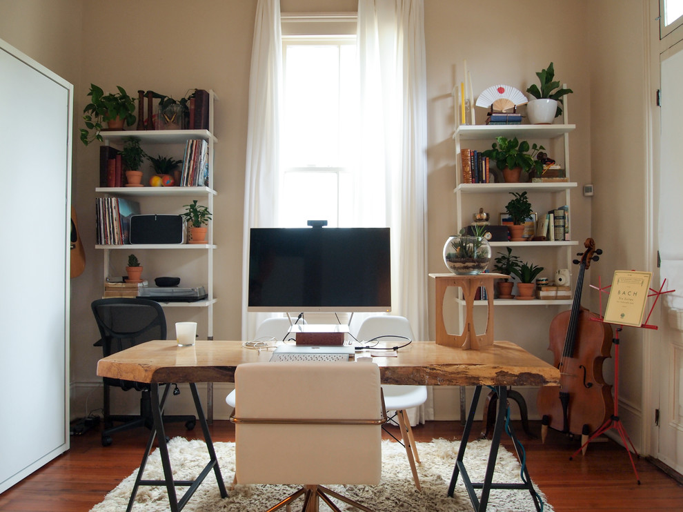 Eclectic home office in New Orleans.