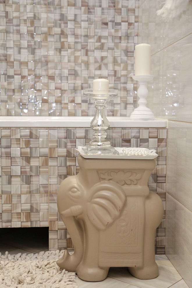 Пудровые оттенки и элегантная геометрия.