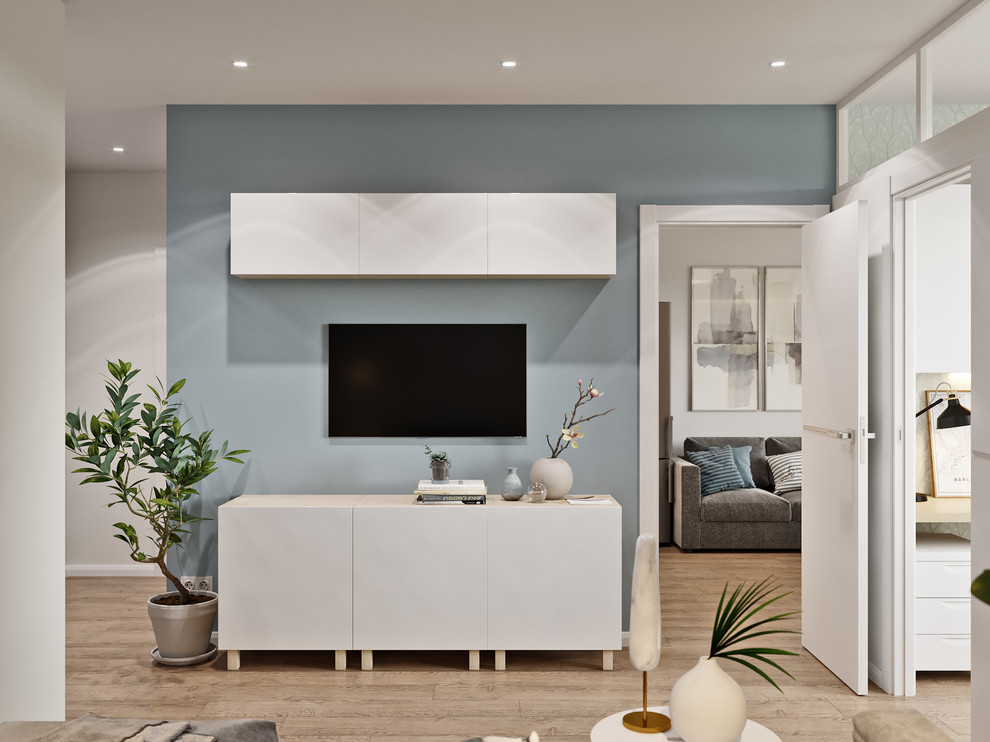 Проект однокомнатной квартры в г. Сургут