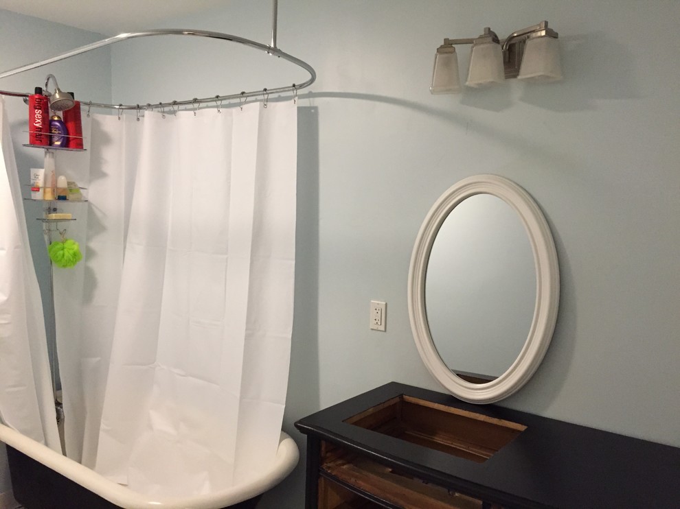 How high should my subway tile wainscoting be?