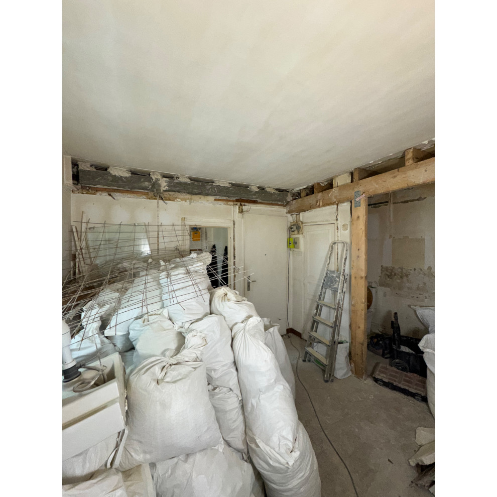 Projet Père Lachaise, rénovation d'un appartement de 34m2