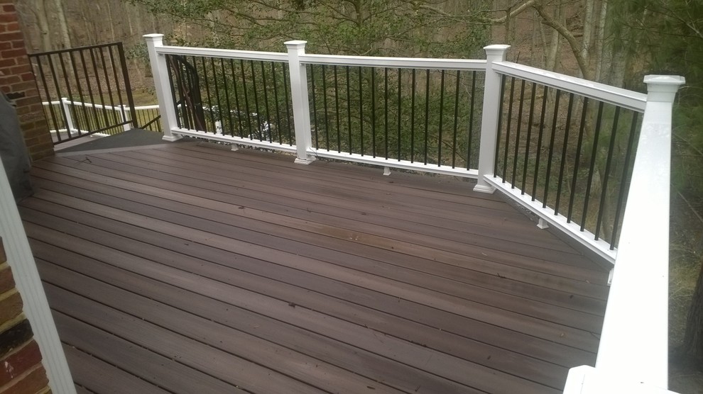 Inspiration for a large traditional backyard deck in Other with no cover.