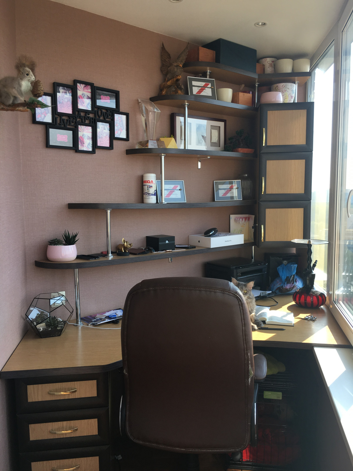 кабинет на балконе