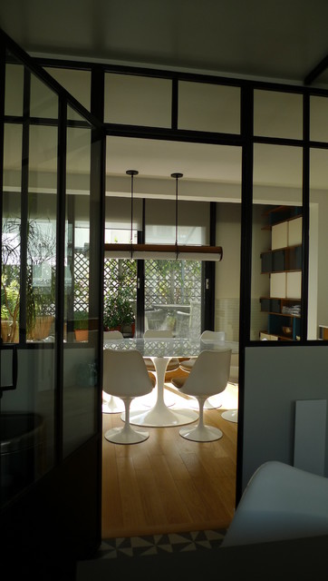 Duplex Paris 6e trendy-koekken