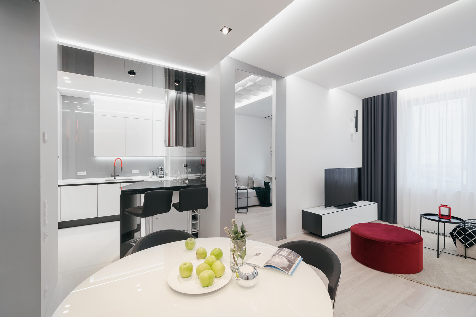 Проект двухкомнатной квартиры в ЖК V-house