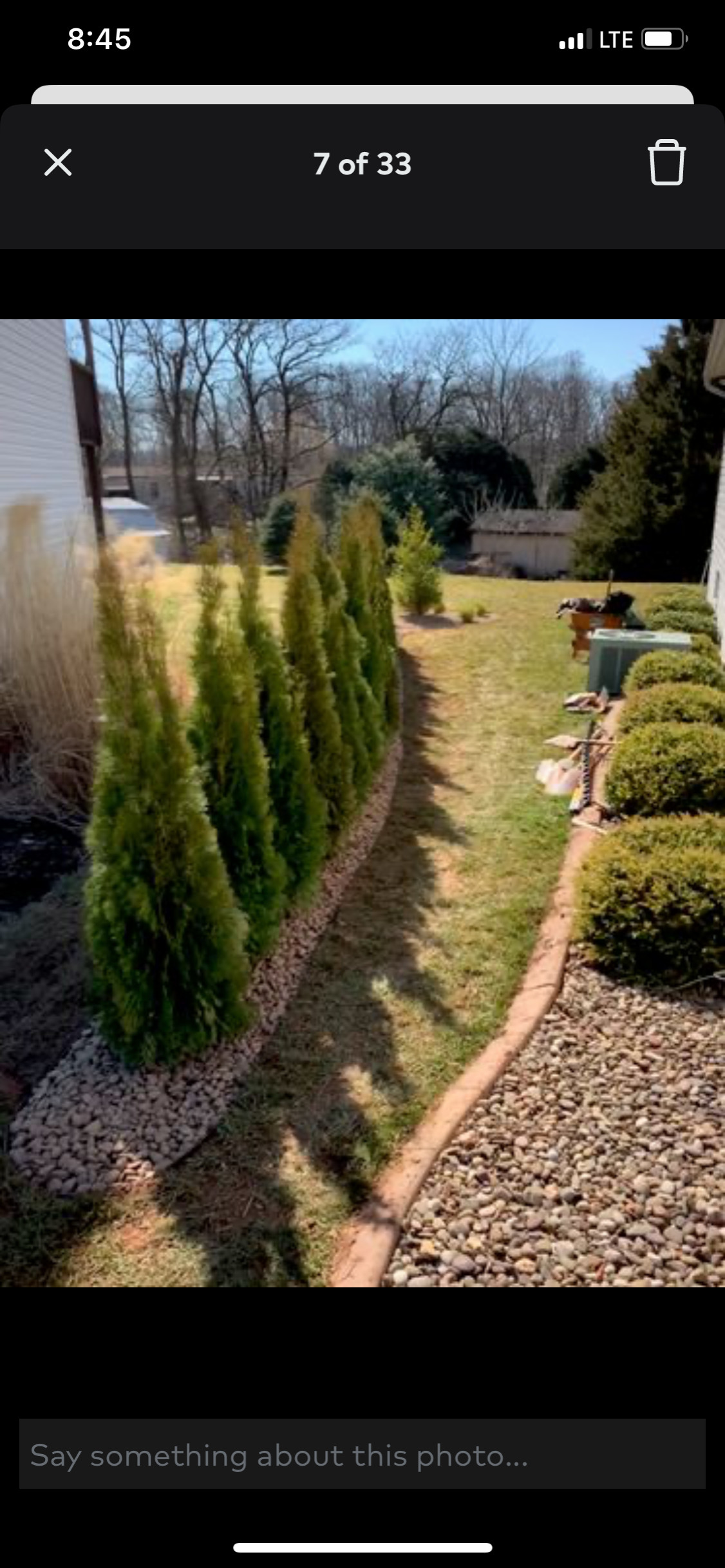 Landscaping projects