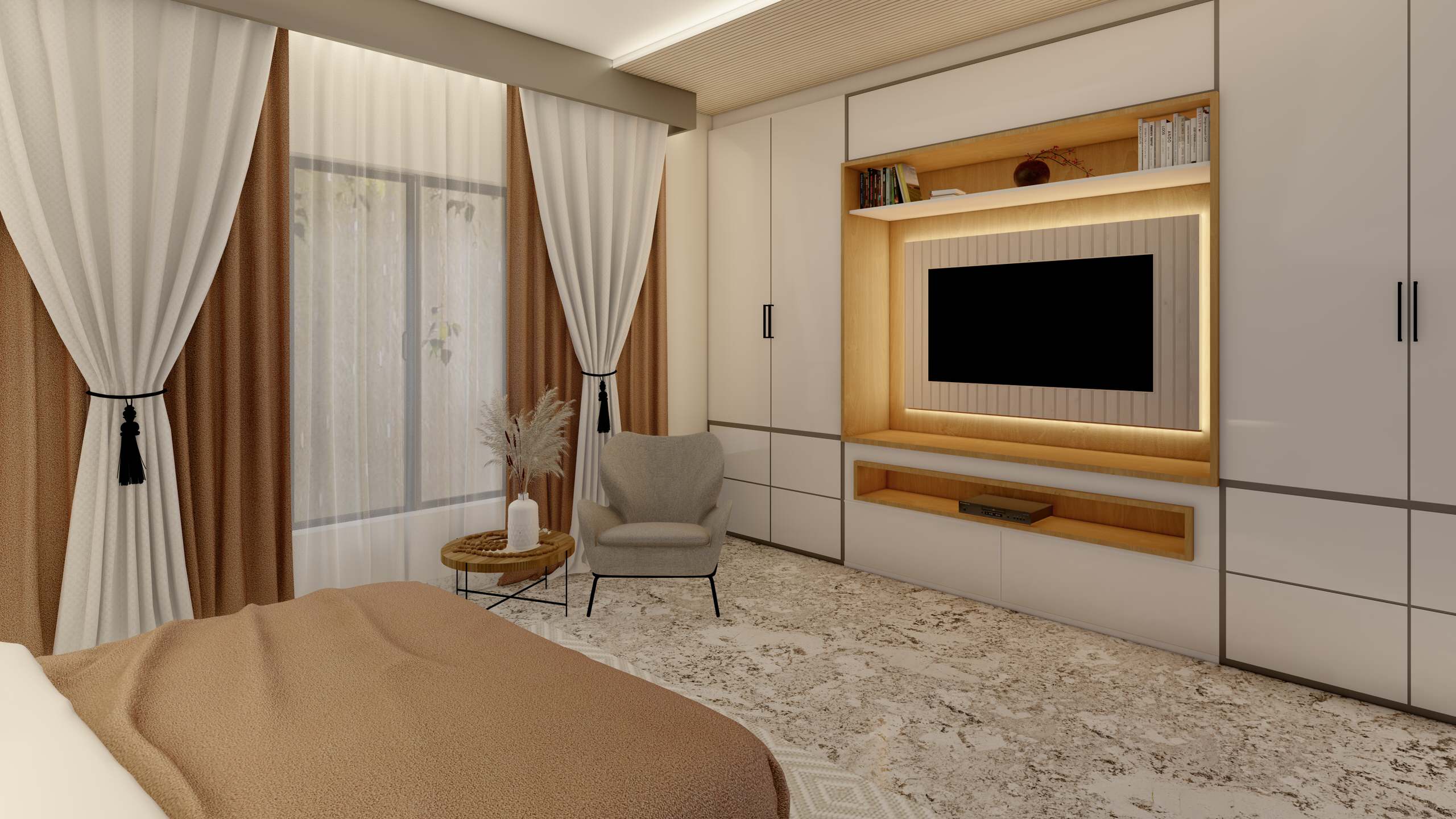 Modern Master Bedroom Renovation in Vauxhall