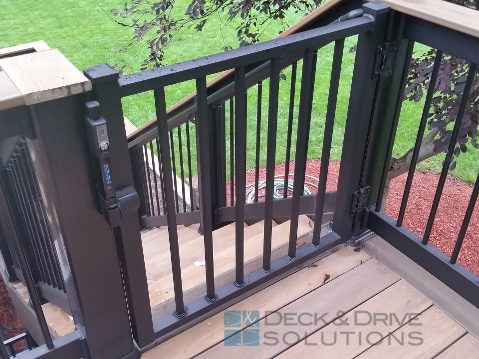 Large backyard deck photo