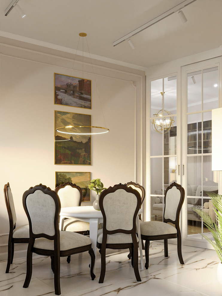 «Неоклассика в сердце Петербурга» Дизайн-проект двухкомнатной квартиры