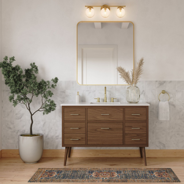 The Richmond Bathroom Vanity Midcentury Bathroom Vanities And Sink Consoles by Elegant