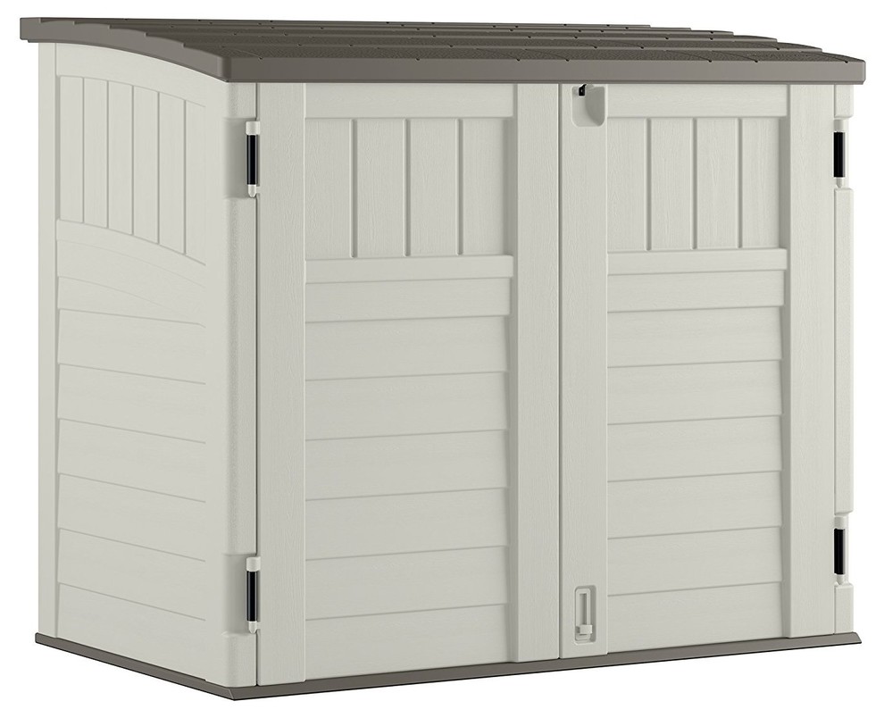 Suncast BMS2500 Horizontal Utility Shed, 34 Cubic Feet Contemporary