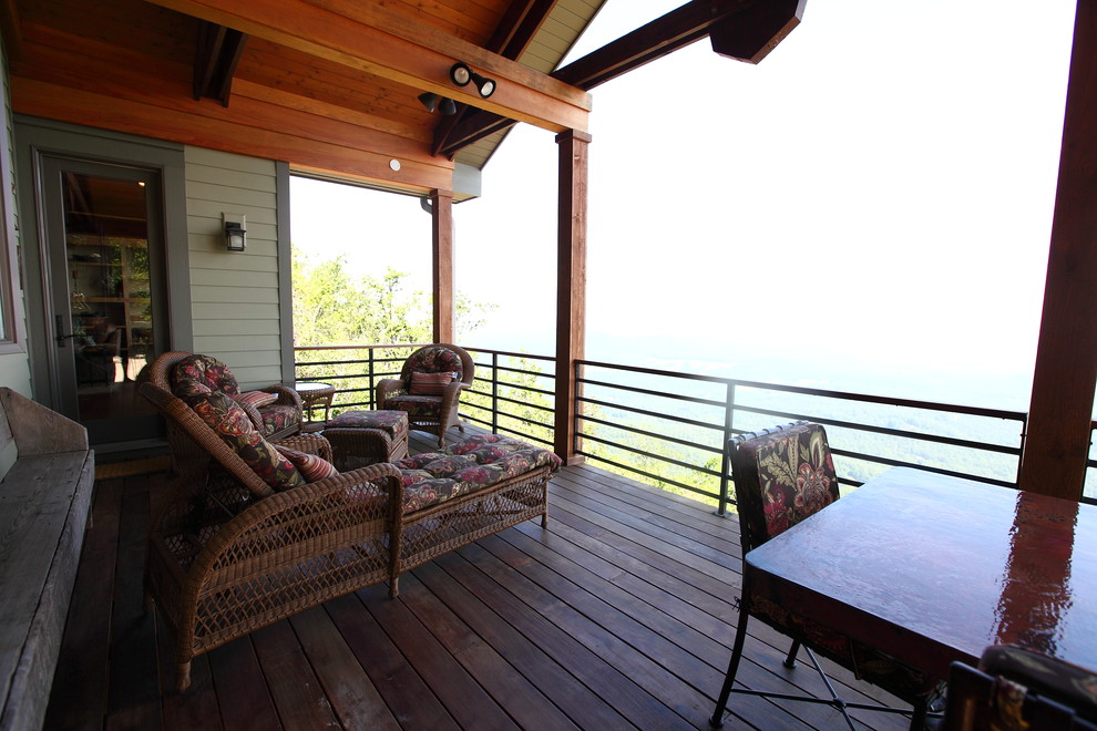 Deck - rustic deck idea
