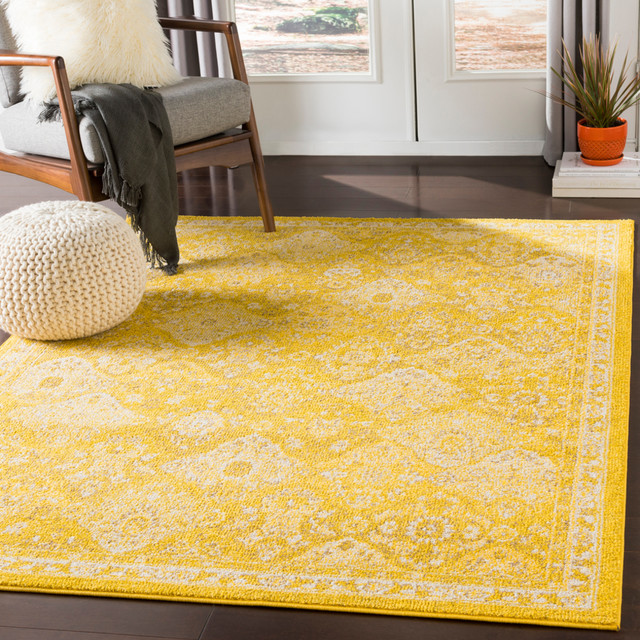 yellow area rug 6 x 9