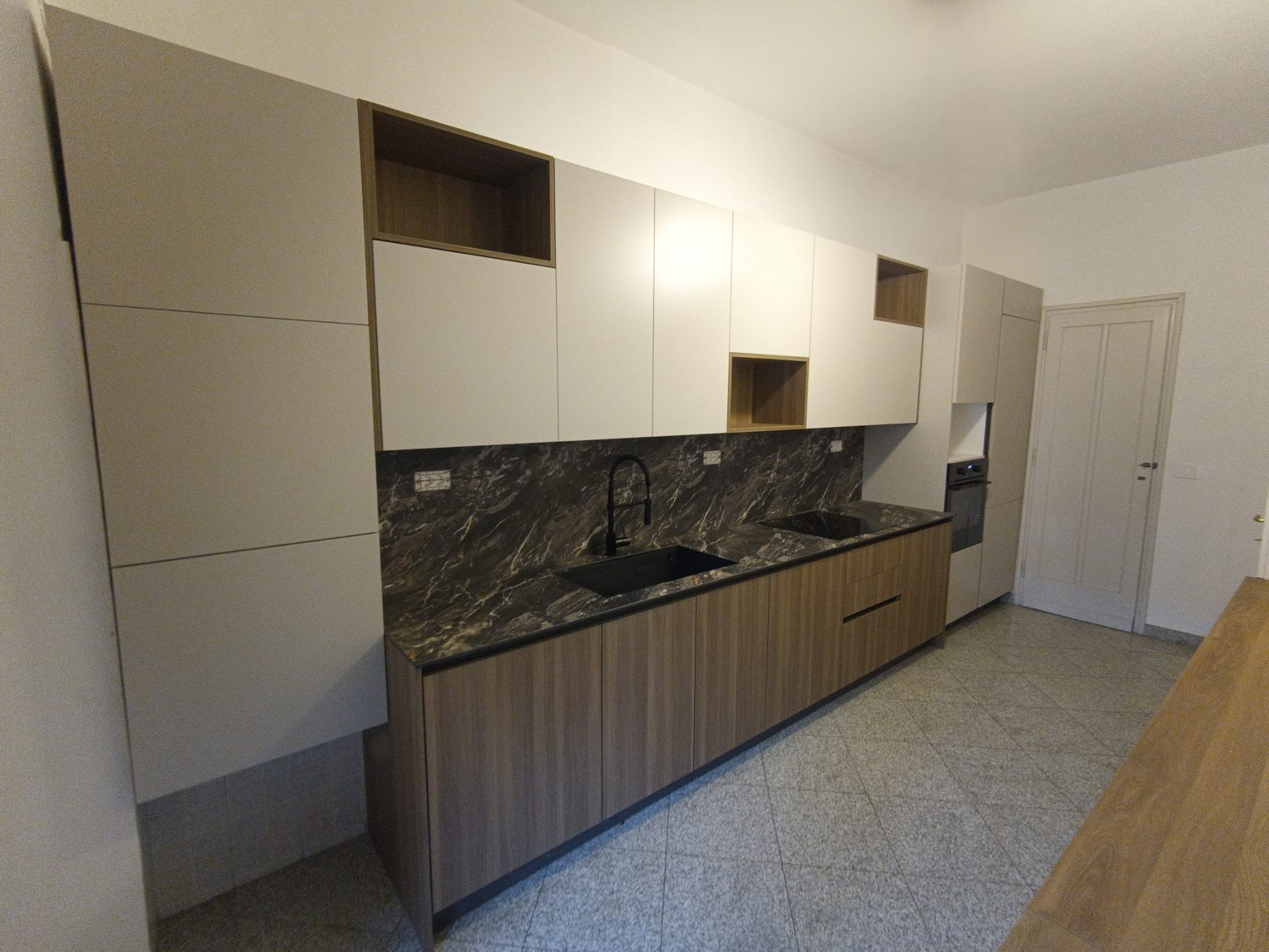 Cucina Noce Biondo e Mandorla