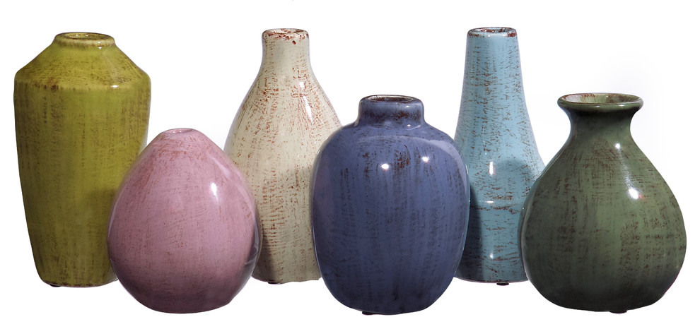 Mini Tuscany Vases - Set of 6