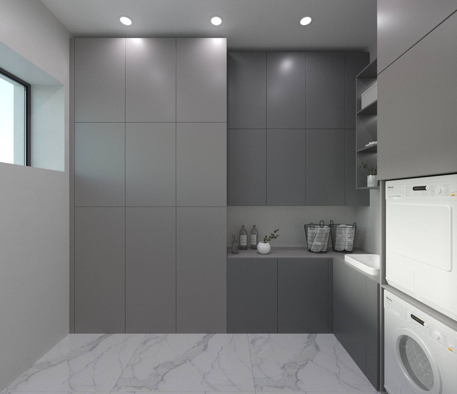 Интерьер двухэтажного загородного дома