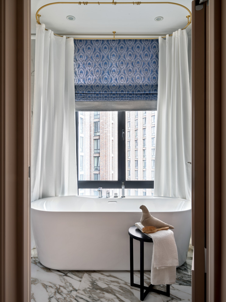 Квартира в Москве с ванной мечты. Дизайнер Виктория Байкова. Публикация ИВД.