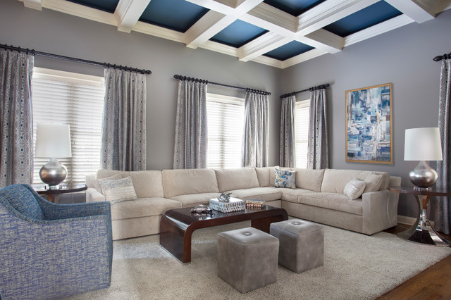 Transitional Meets Traditional transitional-living-room