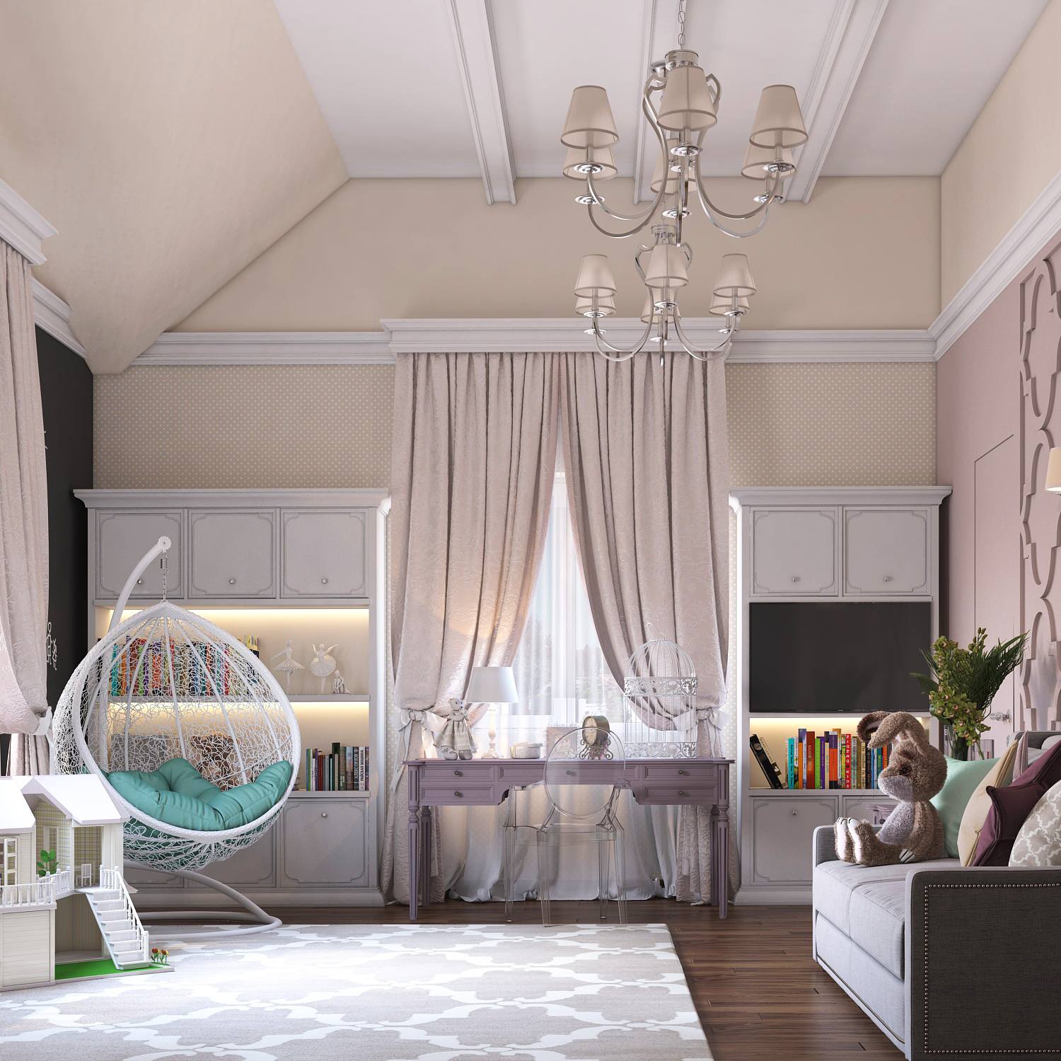 Визуализация детских комнат