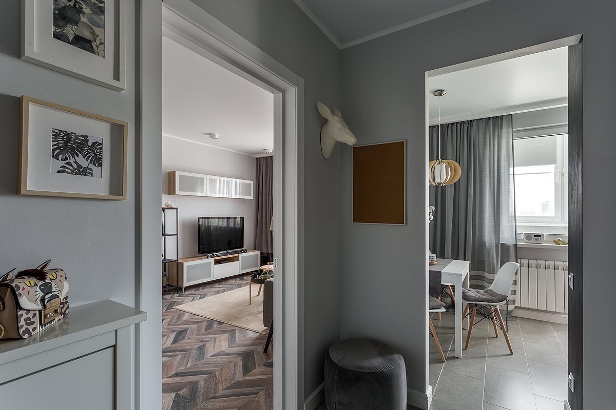 Уютная однушка в скандинавском стиле