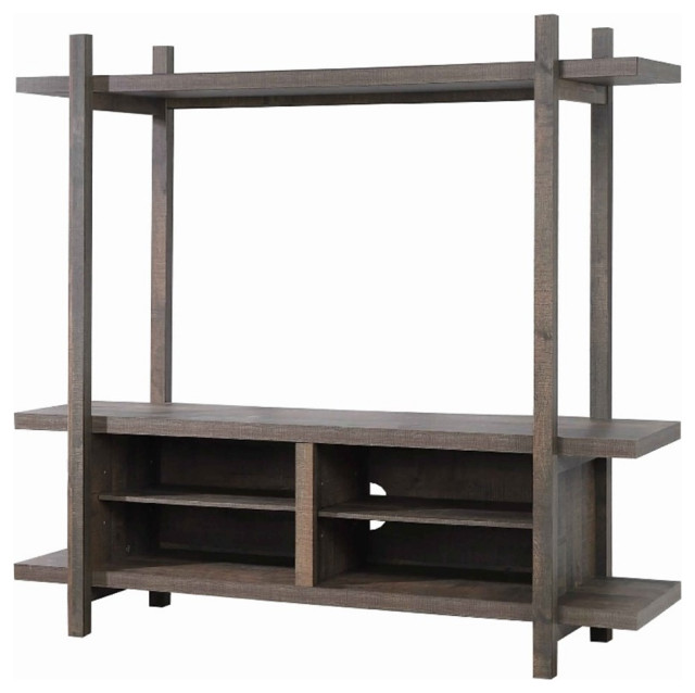 Square Cornered Entertainment Compartment with Cargo Door