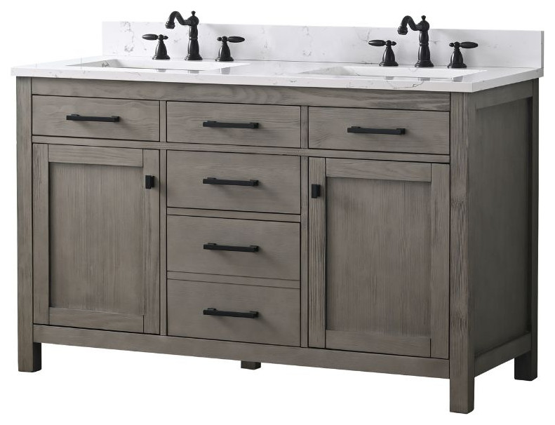 Jasper 54" Bathroom Vanity - Transitional - Bathroom Vanities And Sink ...