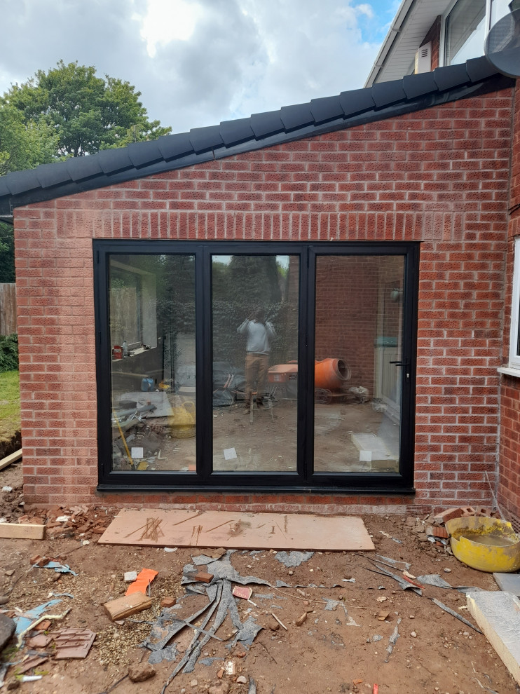 New extension with bifold doors