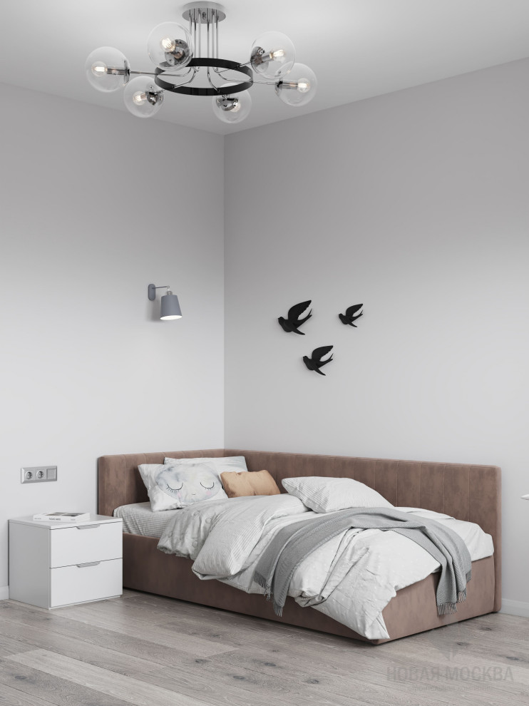 Дизайн-проект трехкомнатной квартиры ЖК "Лучи"