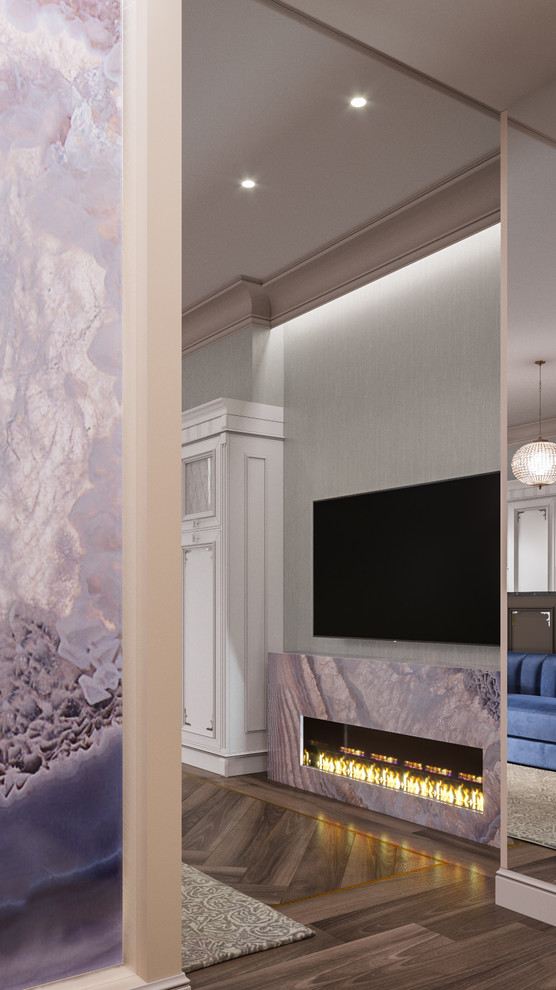 Дизайн проект квартиры "Элегантная роскошь"