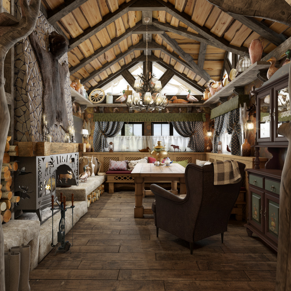 "Охотничий домик" в туристическом комплексе "Малые Карелы"