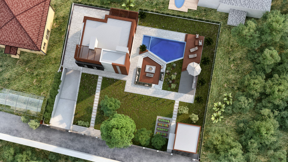 Благоустройство участка в г.Сочи