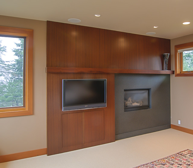 Warm Woods modern-schlafzimmer