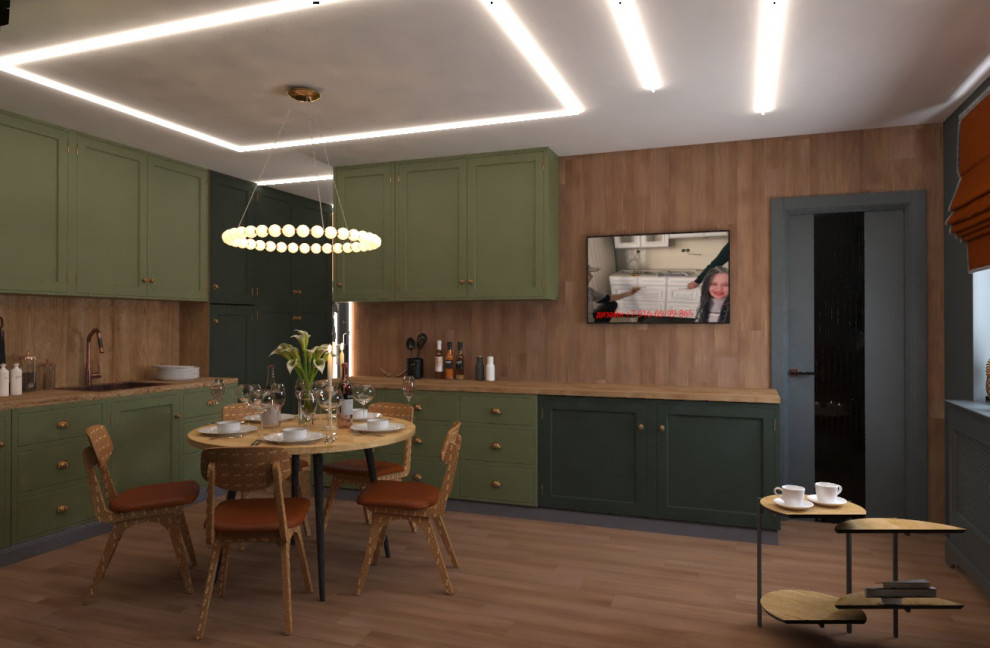 проходная кухня-студия