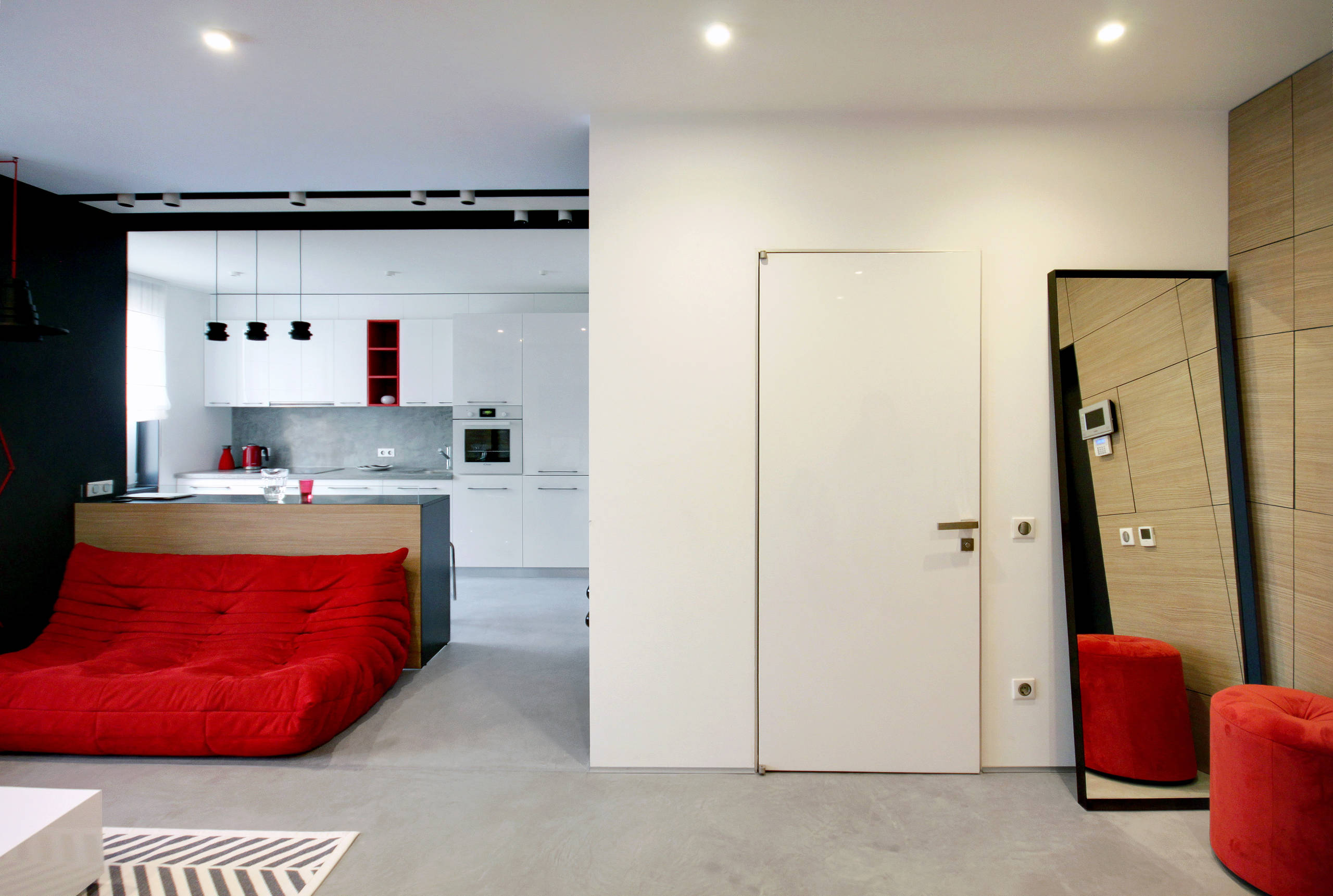 кухня 7 квадратов дизайн с холодильником фото | Дзен