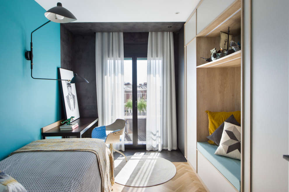 This is an example of a contemporary kids' room in Barcelona.