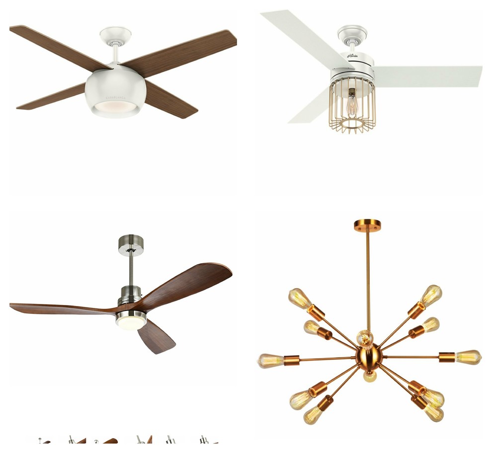 Fan for mid-century modern home and matching a Sputnik Chandelier