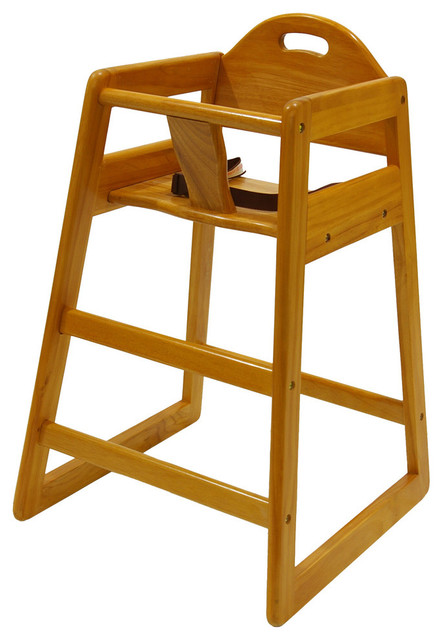restaurant wood high chair