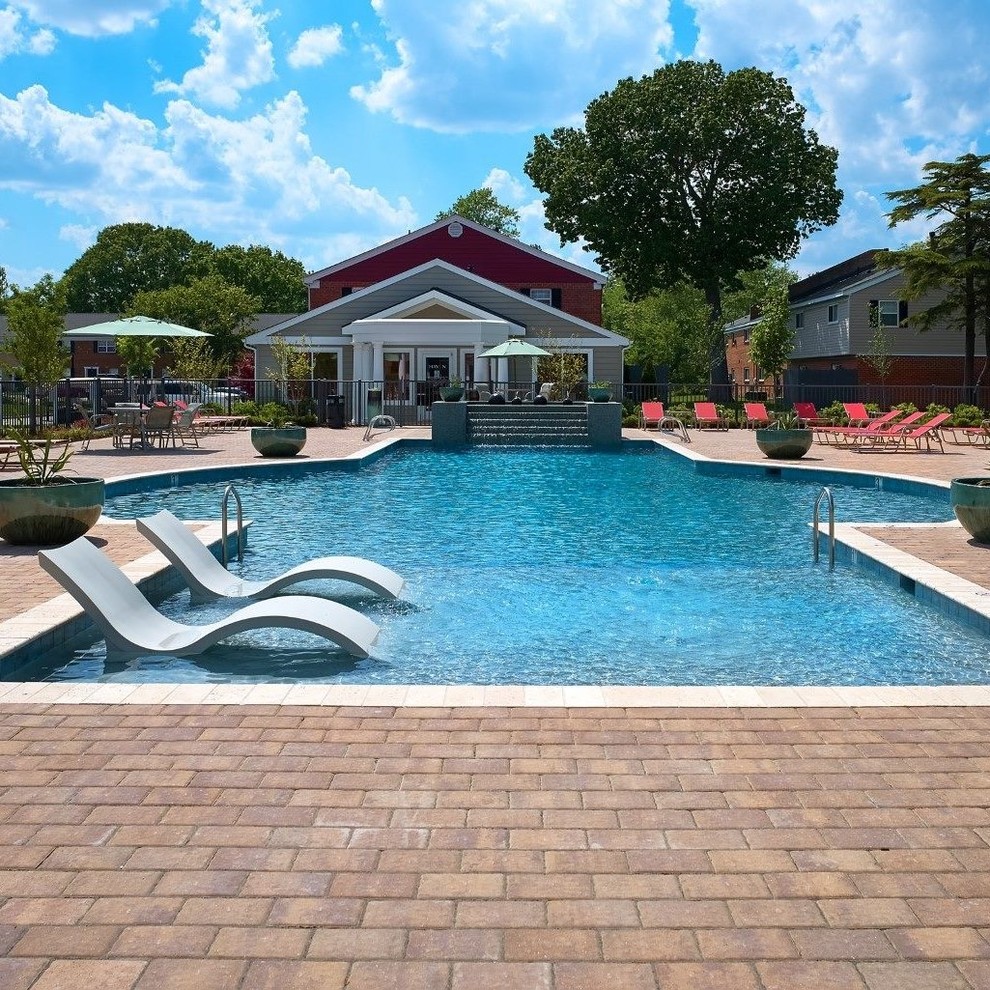 Design ideas for a beach style pool in Other.