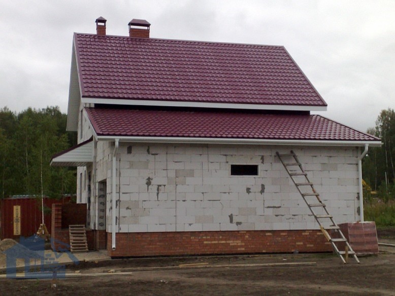 Дома и котеджи из кирпича и газоблока (газобетона) "под ключ"